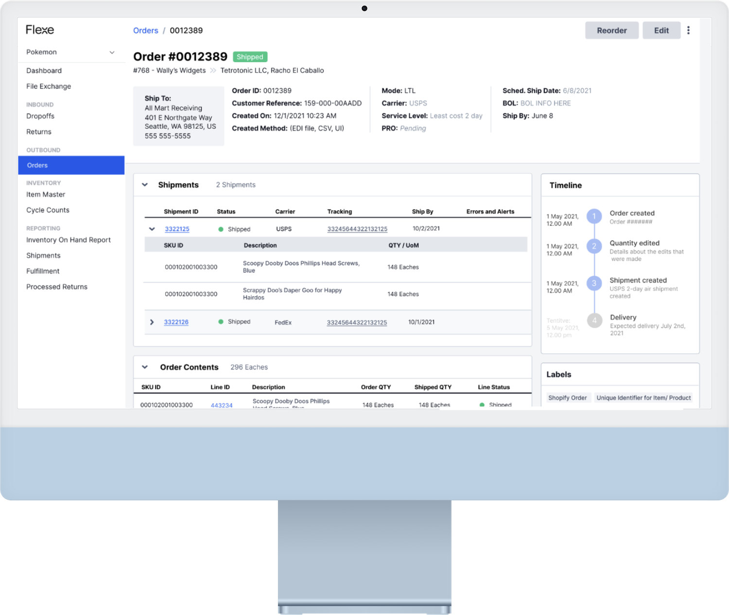 FLEXE — Shipper Experience Platform