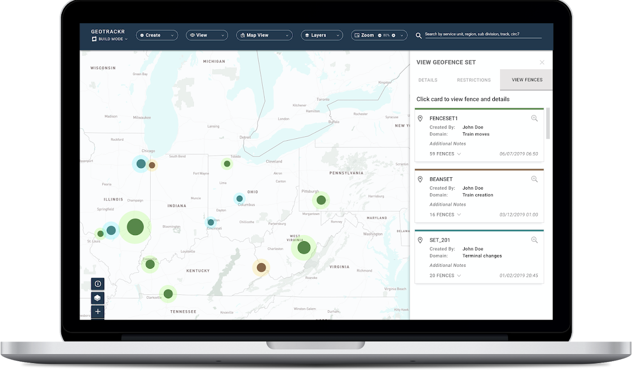 Geotrackr — Union Pacific Railroad