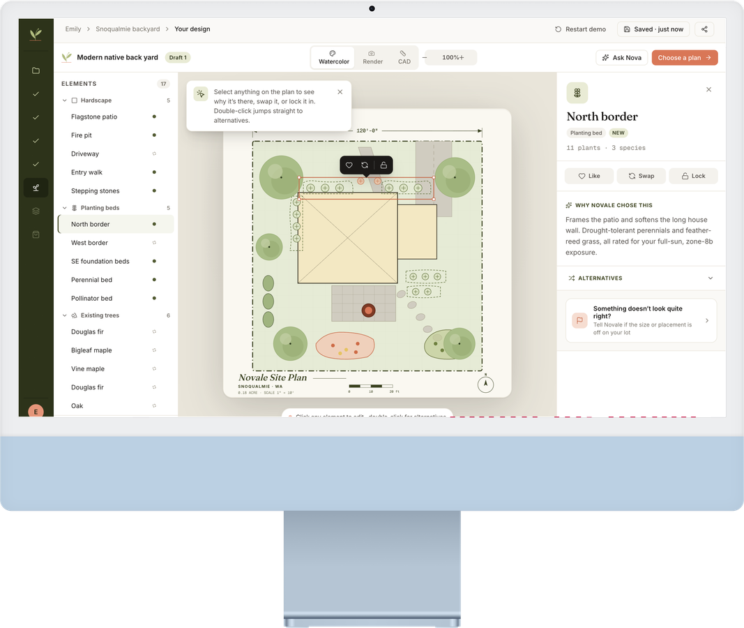 Novale — an AI Landscape Design Tool